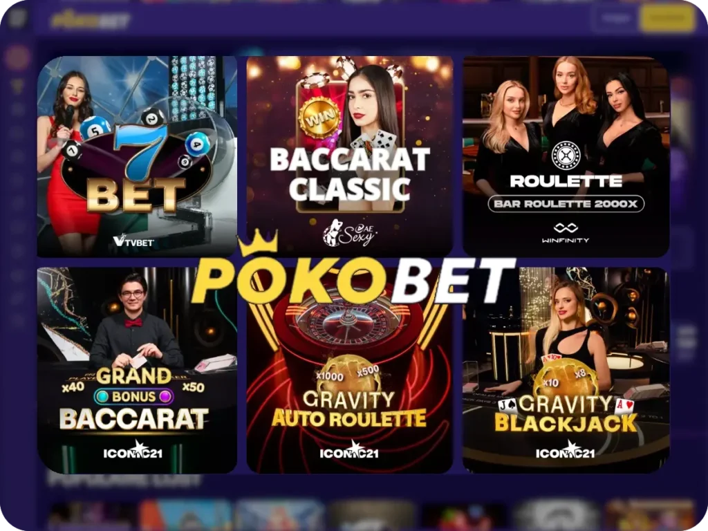 pokobet casino live dealer spellen