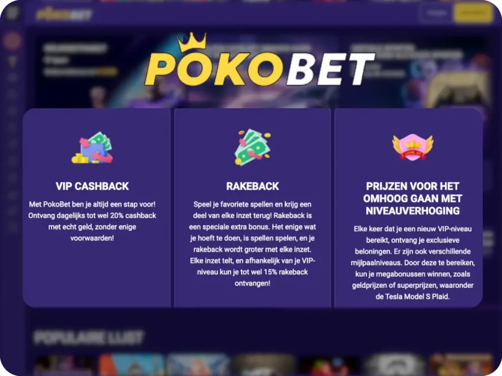 geen pokobet promo code bonussen